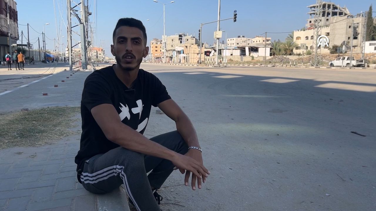 Filistinli İbrahim, çektiği videolarla Gazze'deki 'sefaleti' dünyaya duyuruyor