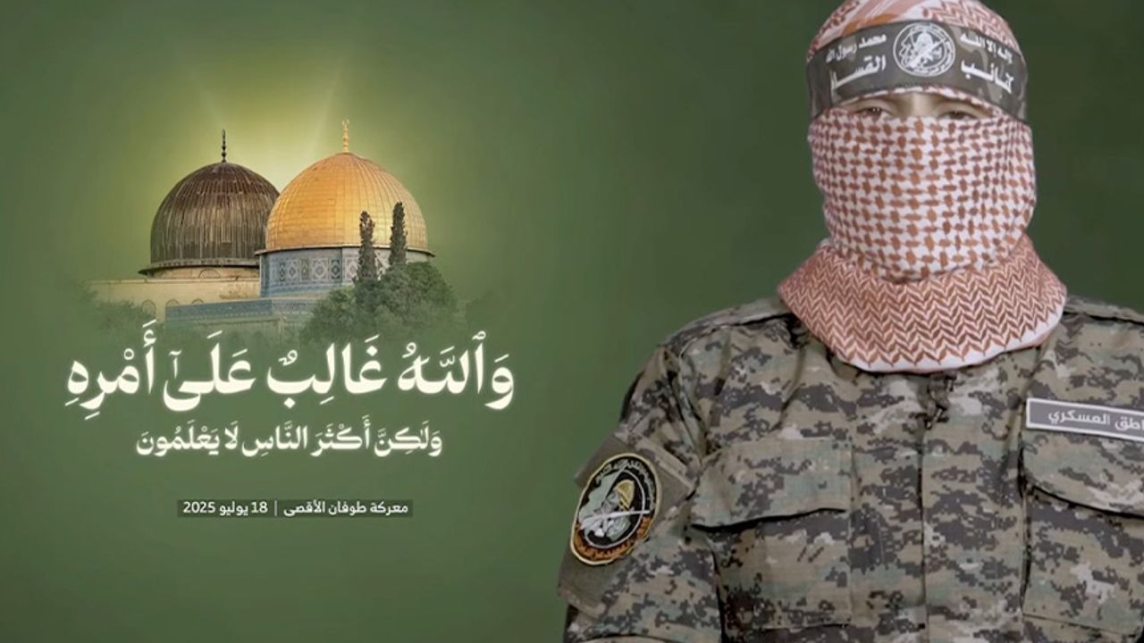Kassam Tugayları Sözcüsü Ebu Ubeyde: Bizim için savaş, dini ve milli bir görevdir!