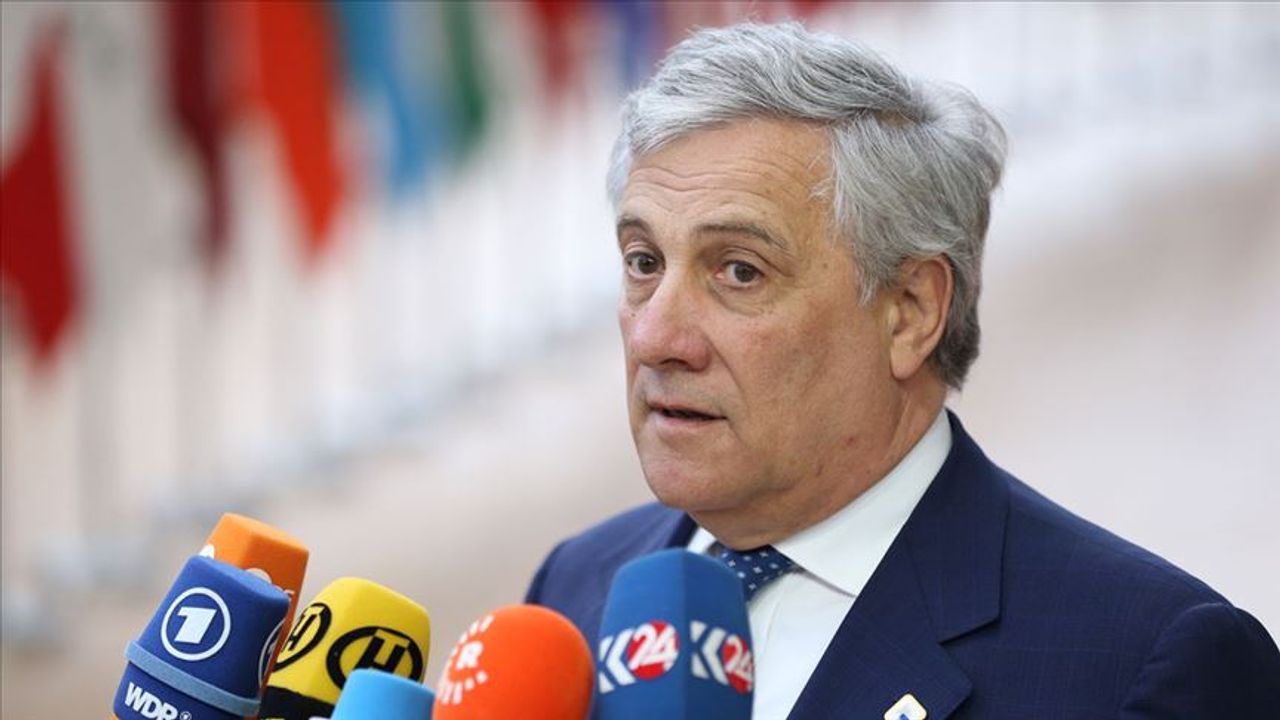 Tajani: Filistin'in tanınması, İsrail'i tanımalarıyla eşzamanlı olmalı