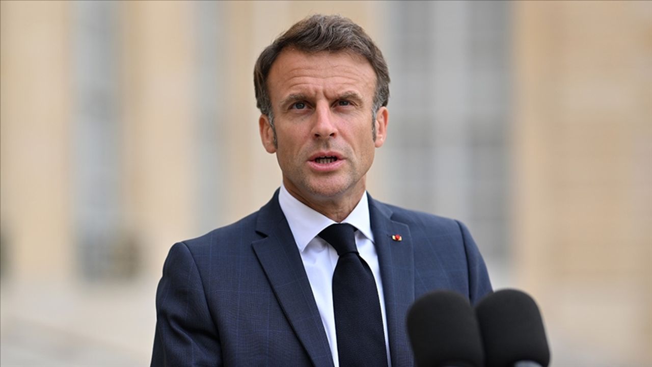 Macron: Gazze'deki insani felaket kabul edilemez