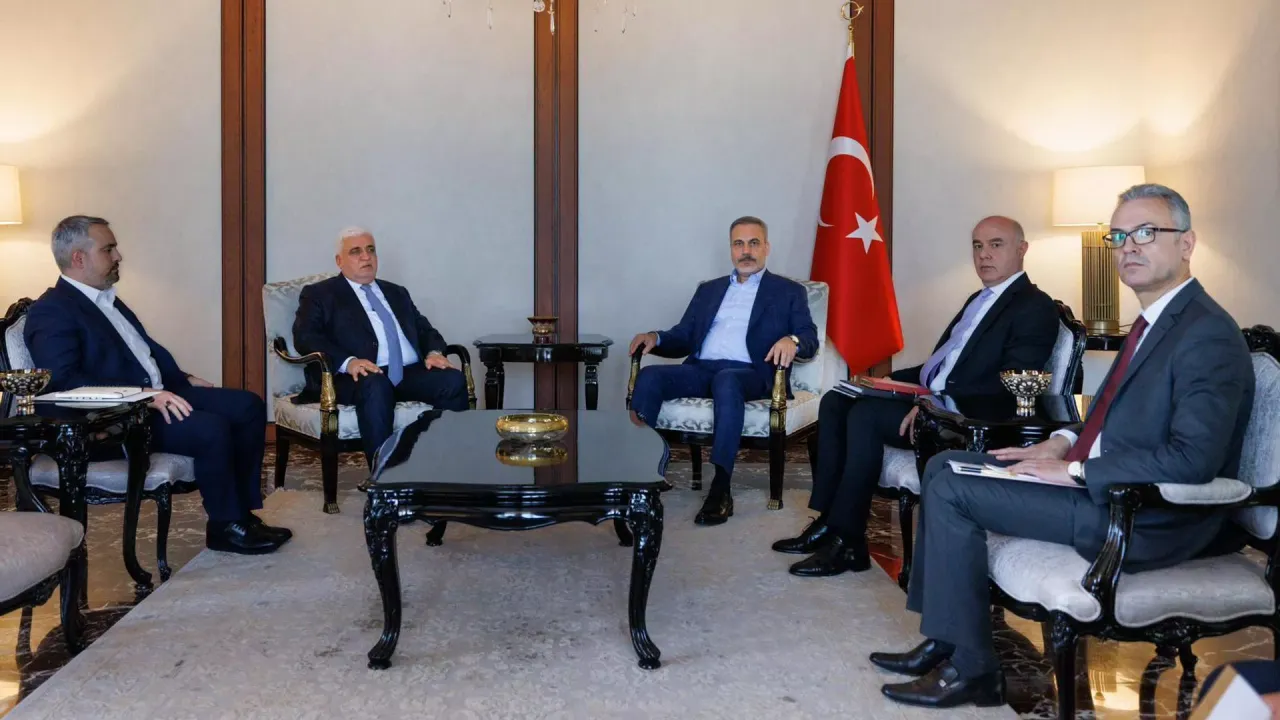 Fidan, Haşdi Şabi komisyonu başkanı Falih el-Feyyad’la görüştü