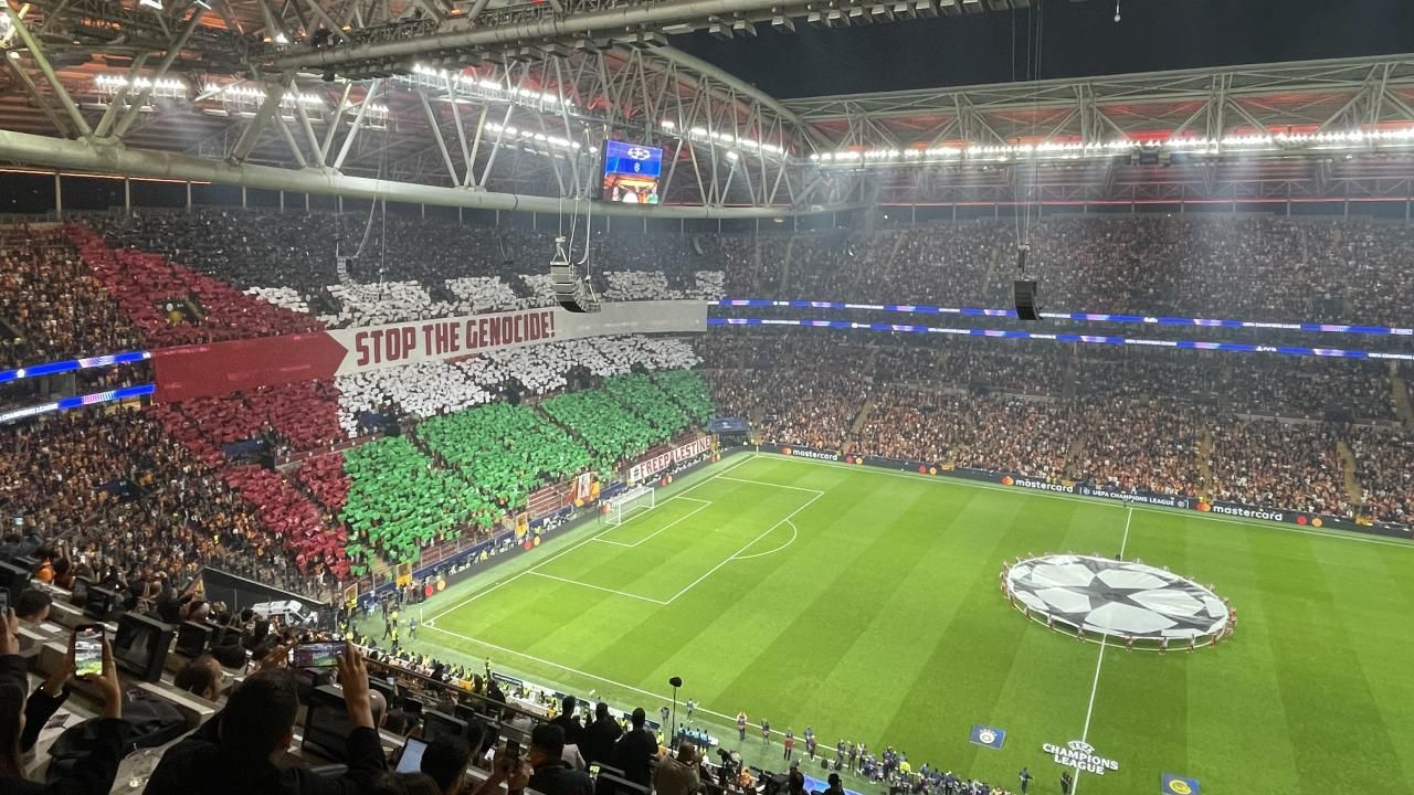 İsrail medyası Galatasaray'ın koreografisini UEFA’ya şikayet etti