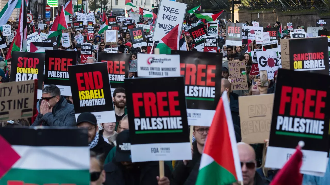 Londra'da Palestine Action'a destek mitinginde 175 kişi gözaltına alındı