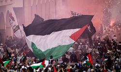 Fas'ta binlerce kişi Gazze'ye destek gösterisi düzenledi