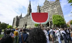 ABD'de üniversitelerdeki Filistin'e destek gösterileri hafta sonu da devam etti