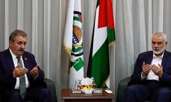 BBP Genel Başkanı Destici, Hamas Siyasi Büro Başkanı Heniyye'ye taziye ziyaretinde bulundu