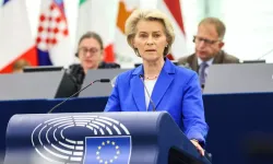 Portekiz'de Filistin destekçileri, AB Komisyonu Başkanı von der Leyen'i protesto etti