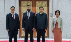 Ahmed El Şara, Çinli iş heyetini Halk Sarayı’nda ağırladı