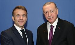 Erdoğan, Macron ile görüştü
