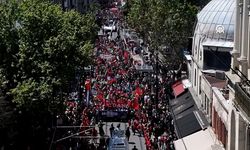 İHH, Gazze'ye destek yürüyüşü düzenledi