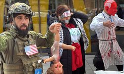 İsrail'in Gazze planı Stockholm'de protesto edildi