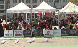 İHH, Filistin için oturma eylemine başladı