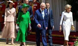 Kral 3. Charles, Macron ve eşini Windsor Kalesi'nde ağırladı