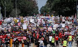 Washington'da, kente Ulusal Muhafız konuşlandırması protesto edildi