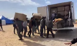 Katar yardımları Netzarim kampına ulaştı: Binlerce aileye destek