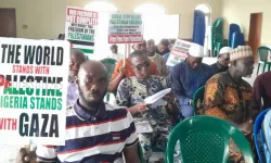 Nijerya'da Filistin'e destek gösterisi düzenlendi