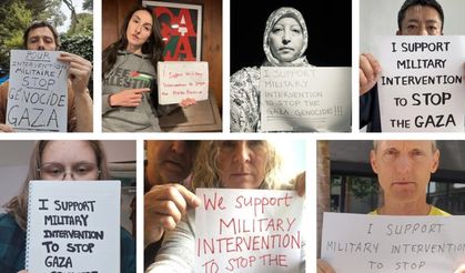 Gazze'deki soykırımı durdurmak için askeri müdahale çağrısı: #ProtectPalestine