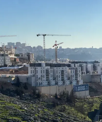 Kudüs'te şubat bilançosu: 20 yeni yerleşim planı