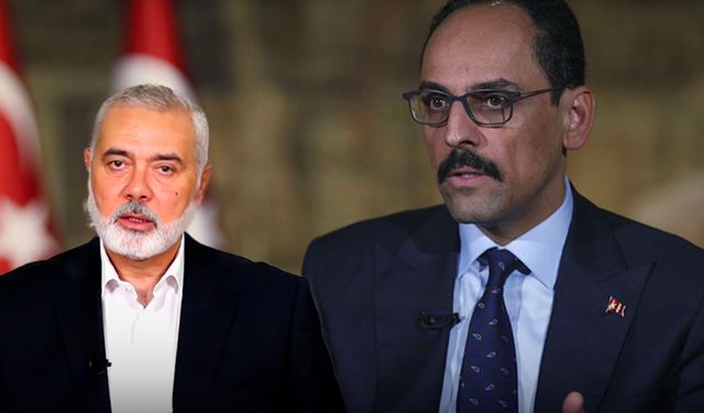 MİT Başkanı Kalın, Hamas Siyasi Büro Başkanı Haniye ile Doha'da görüştü