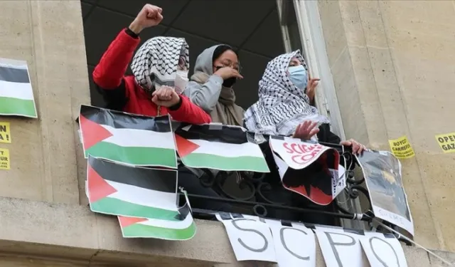 Fransa’dan Filistin destekçilerinin eylemlerine sahne olan Sciences Po'ya mali yaptırım