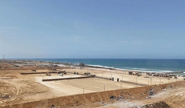 İsrail: ABD, Gazze'deki yüzer iskele inşaatına devam ediyor