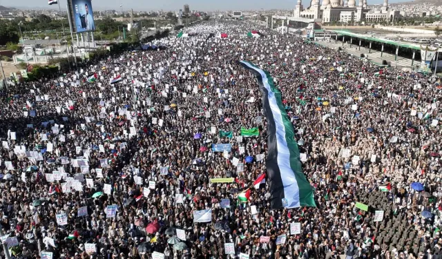 Yemen’de Filistin halkına destek gösterisi düzenlendi