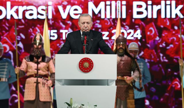 Cumhurbaşkanı Erdoğan, "15 Temmuz Demokrasi ve Milli Birlik Günü Anma Programı"nda konuştu