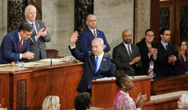 Netanyahu'nun ABD Kongresi'nde alkışlandığı gün, Gazze'de 60 noktayı vurdu