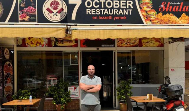 Gaziantep'teki restoranın adı Gazze ile dayanışma için 7 Ekim olarak değiştirildi