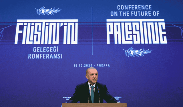 Cumhurbaşkanı Erdoğan, Filistin'in Geleceği Konferansı'nda konuştu