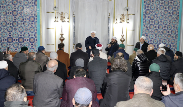 Mescid-i Aksa İmam Hatibi, Trabzon'da cuma namazını kıldırdı