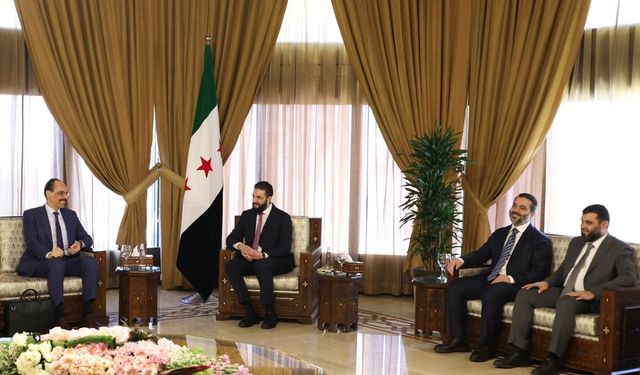 İbrahim Kalın, Ahmed Şara ve heyetiyle görüştü