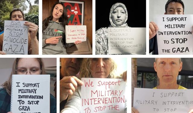 Gazze'deki soykırımı durdurmak için askeri müdahale çağrısı: #ProtectPalestine