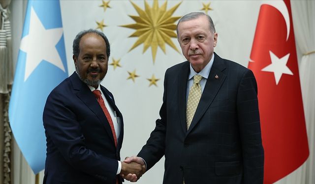 Erdoğan, Somali Cumhurbaşkanı ile görüştü