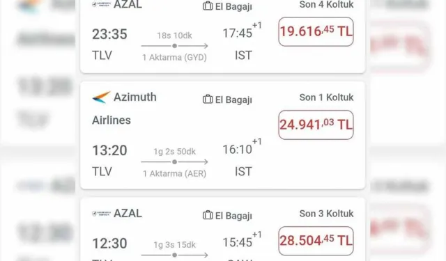 İsrail vatandaşları, Türkiye'ye akın ediyor