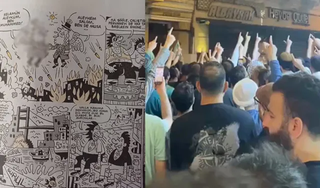 Leman dergisi protesto edildi: Dini değerlere saygısızlık kınandı