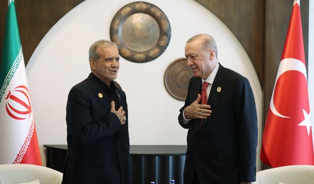 Erdoğan, Mesud Pezeşkiyan'la görüştü