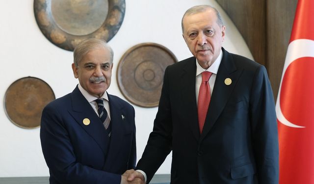 Erdoğan, Şahbaz Şerif ile görüştü