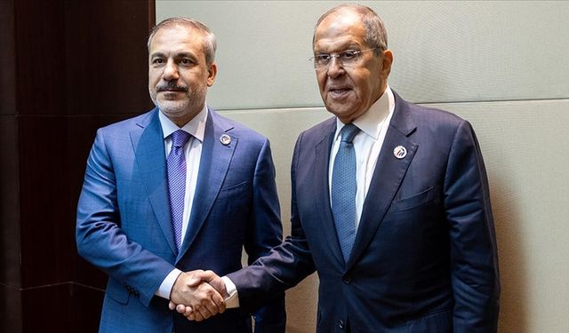 Fidan, Sergey Lavrov ile bir araya geldi