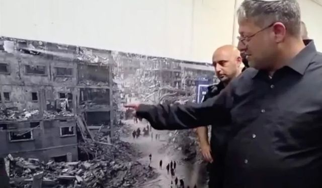 Ben Gvir, Filistinli tutuklulara Gazze yıkımını gösterdi