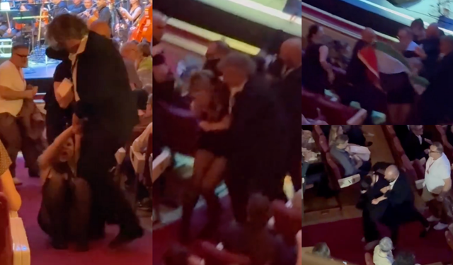 İsrailli David D’Or konserinde kadın göstericiler darp edildi!