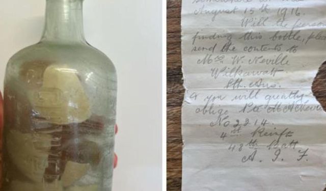 Avustralya sahilinde 100 yıllık mektup bulundu