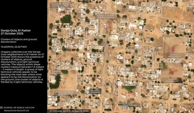 Sudan'daki RSF katliamının kan izleri uzaydan görülüyor