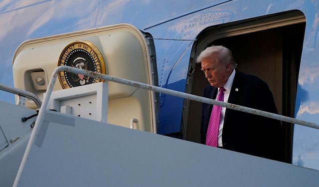 Trump’ın uçağı yakınında şüpheli av kulesi tespit edildi