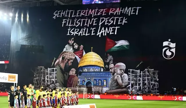 Trabzonspor'dan 'Filistin' resti: Milyonlarca lira reddedildi