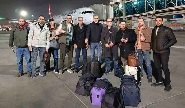 Serbest bırakılan 10 Filistinli, Türkiye’ye ulaştı
