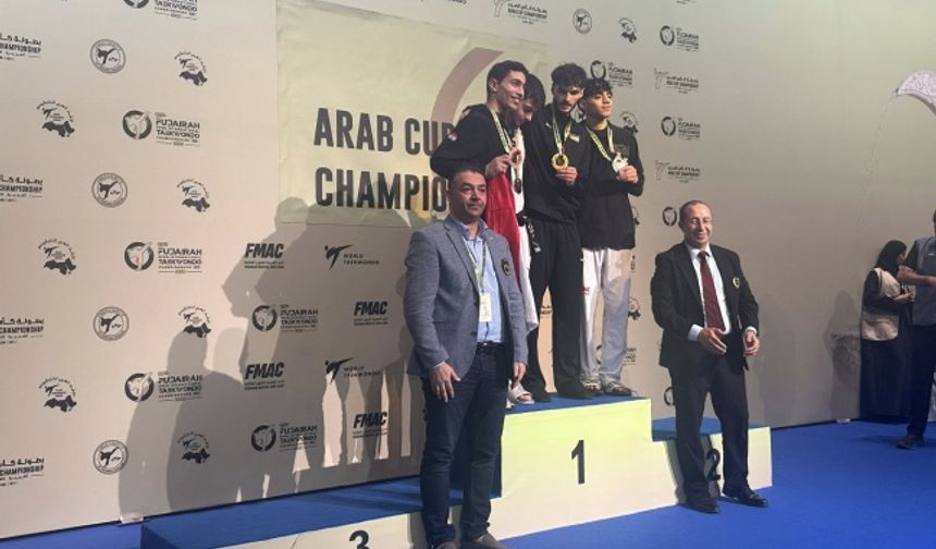 Filistin Arap Kupası'nda ilk altın madalyayı kazandı