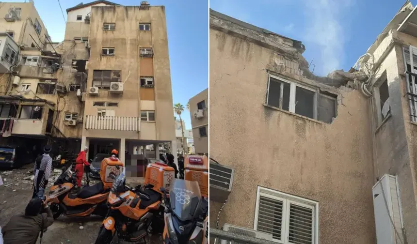 İran'ın misillemesi Tel Aviv'i vurdu: Çok sayıda yaralı var