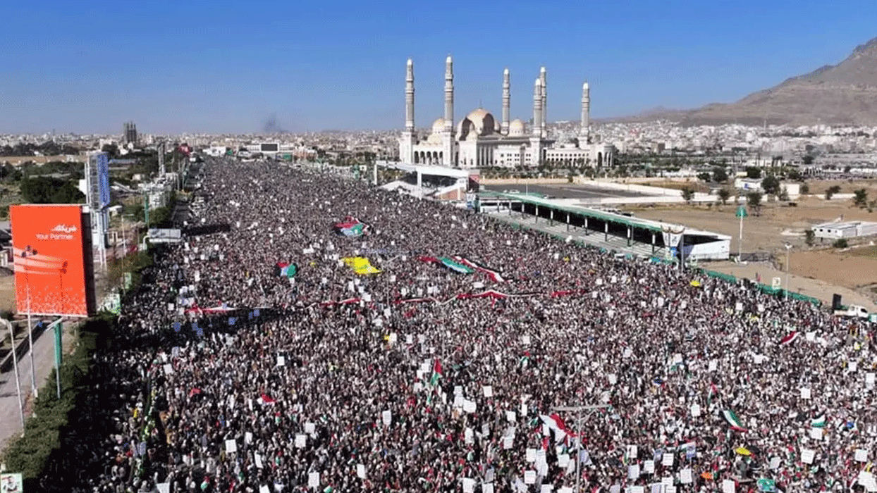 Yemen’de yüzbinlerce kişinin katılımıyla Gazze’ye destek gösterileri düzenlendi